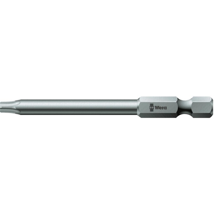 Bit pentru suruburi Torx 1/4'', Wera, 20x89mm, Argintiu