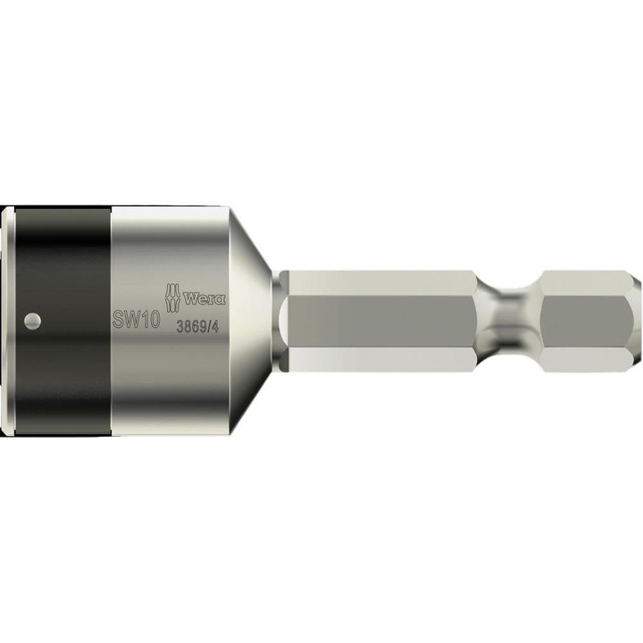 Capat cheie tubulara, Wera, Inox, 13x50 mm, Argintiu