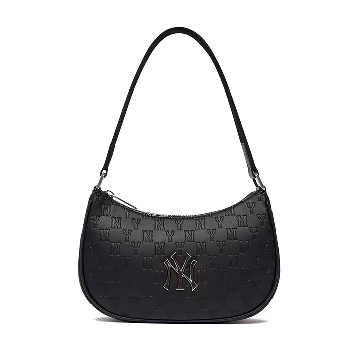 Női táska, Midmoon, Ökológiai bőr, 235 x 155 x 60 mm, Fekete