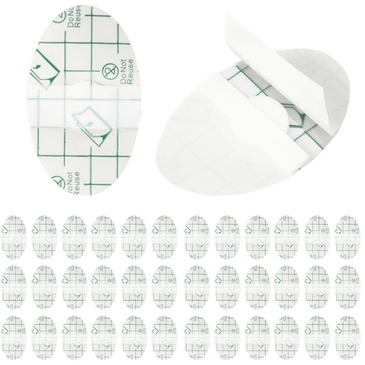 60 db vízálló matrica készlet babafülekhez, Special MR™, átlátszó