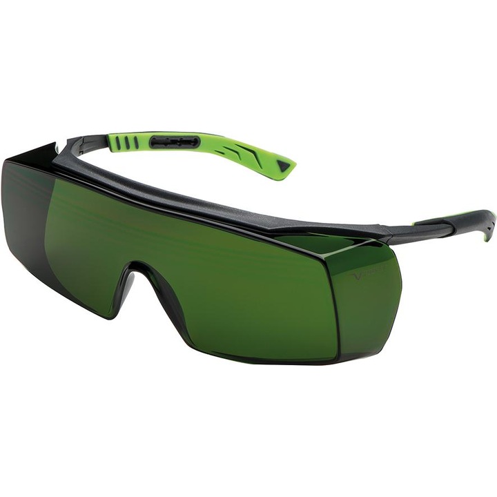 Univet 5X7 védőszemüveg, állítható, oldalvédő, zöld