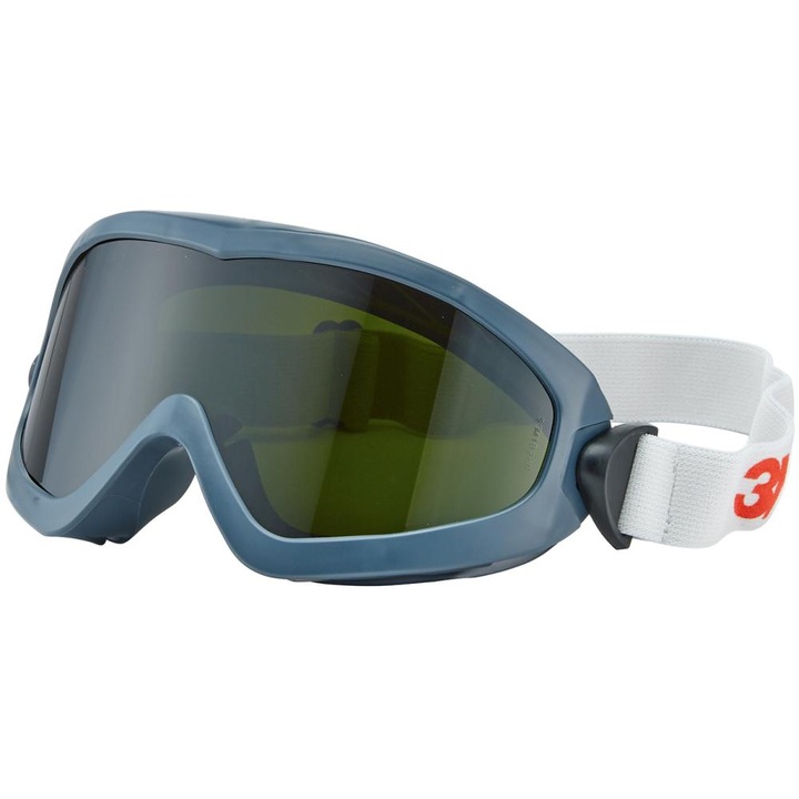 Védőszemüveg 3M 2895S, nem szellőző, állítható, zöld