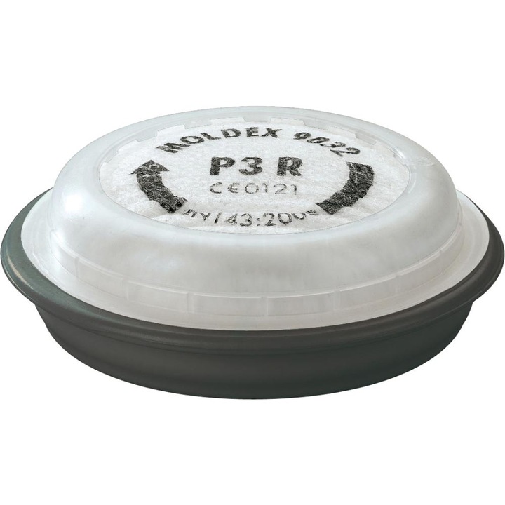 Set 12 filtre particule solide Moldex 9032, P3 R, tehnologie plisata, fara PVC, norme EN 14387 & EN 143