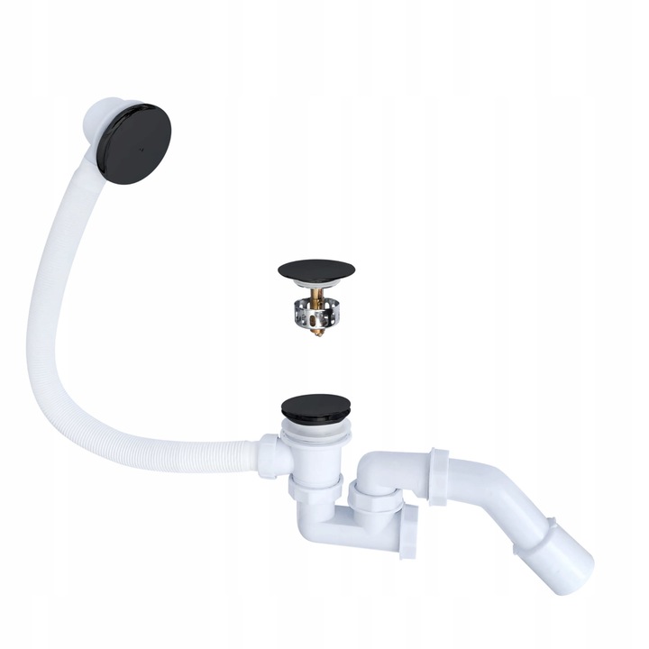 Sifon negru click-clack pentru cada GERMANLINE, curatat de sus