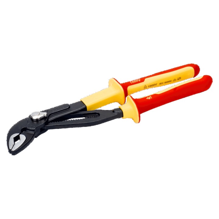 Szigetelt állítható fogó gyorsbeállítással és kétkomponensű fogantyúkkal 1000V 250 mm BAHCO