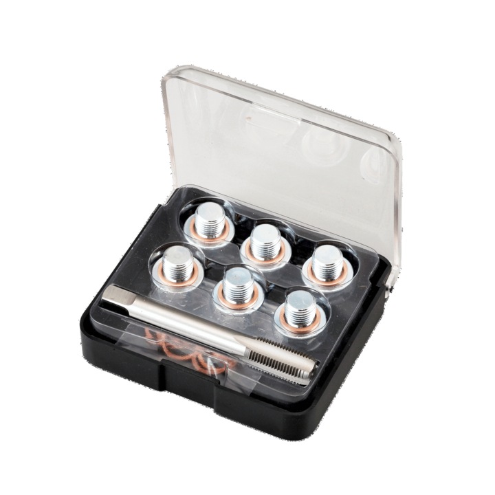 6 csavaros/12 alátétes készlet, Bahco, M17 x 1,5P, 105x93x33 mm, többszínű