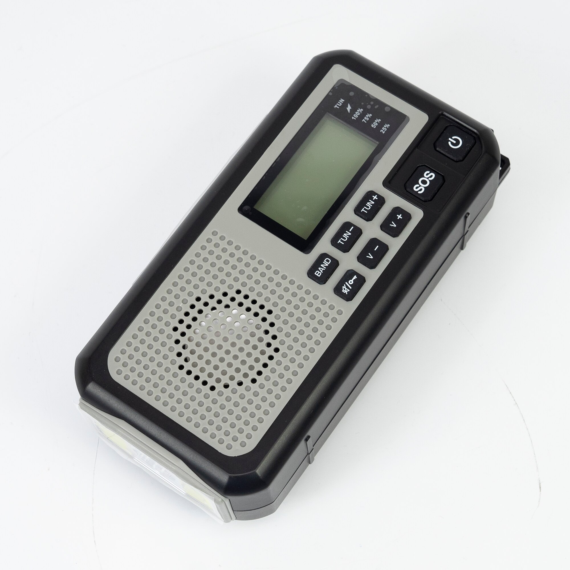Radio Dynamo De Survie Avec Power Bank 2000mAh - Lampe LED 180°, FM/AM/SW, Magnétique - Pour Randonnée, Camping - 11