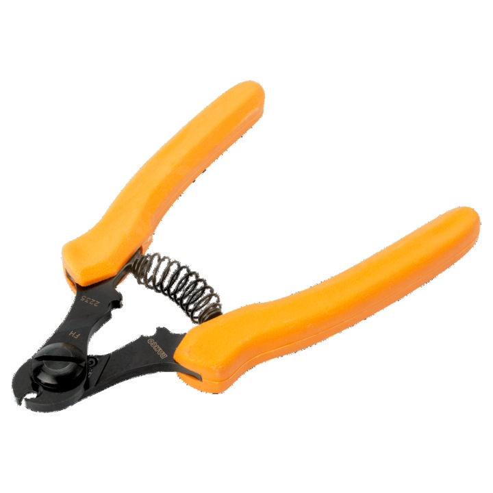 Drótvágók 1,5 mm-es és 5 mm-es huzalokhoz, BAHCO, 165 mm, acél, sárga/fekete