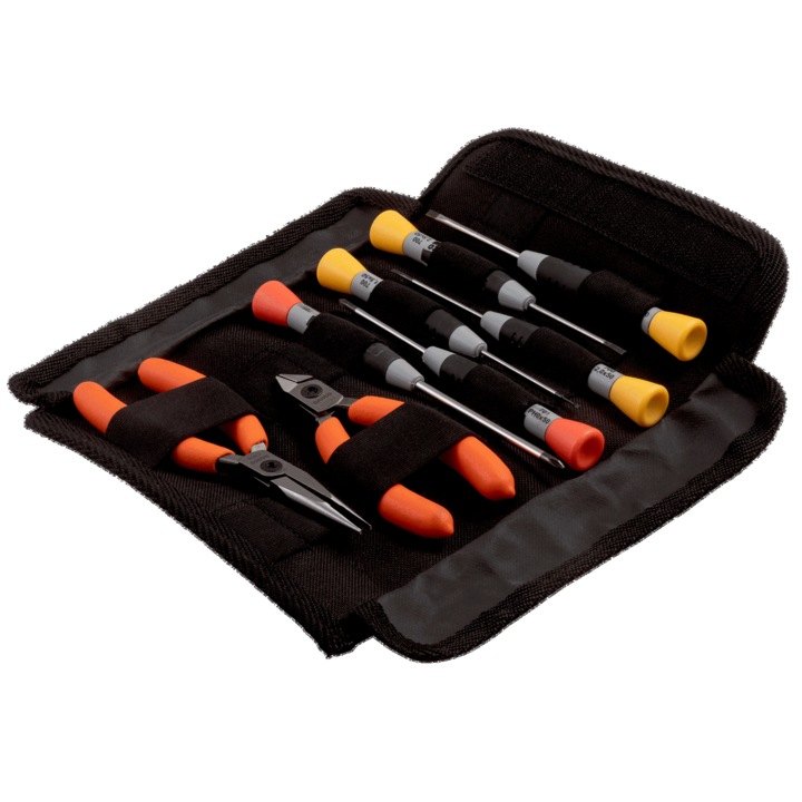 Fogó és kompakt csavarhúzó, 8 db BAHCO készlet