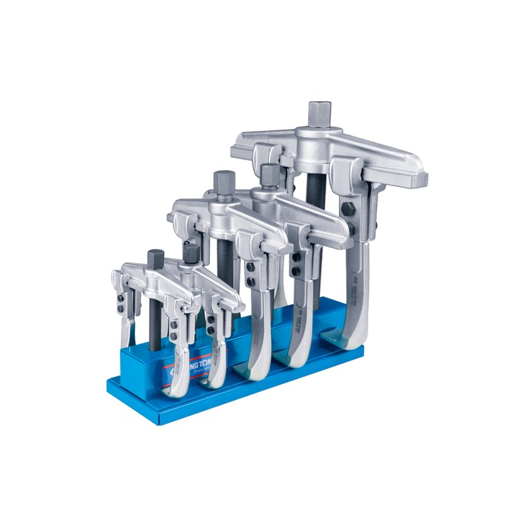 Set 5 extractoare pentru rulmenti cu doua brate, King Tony, reglabil, 3.5"-10"