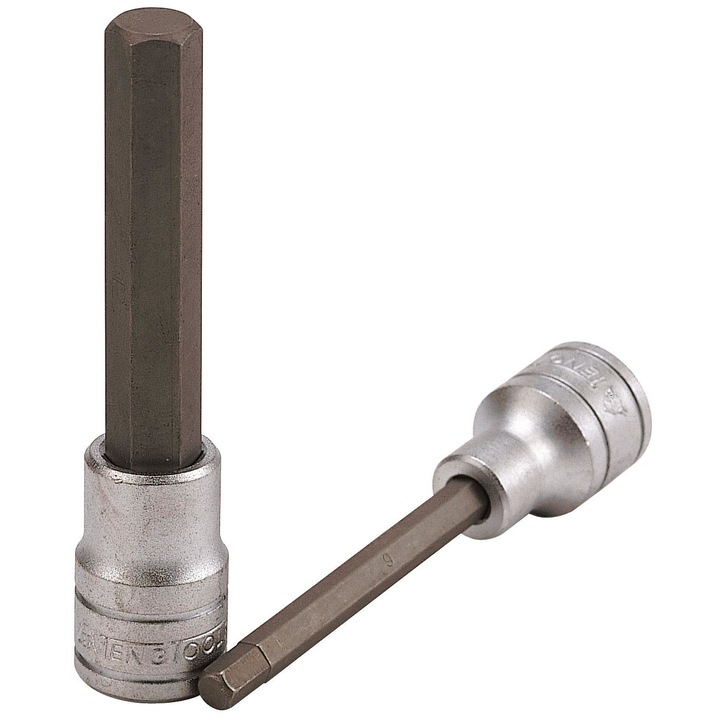 Set 2 prize cu tija, Teng Tools, in 6 puncte, 17 mm/100 mm