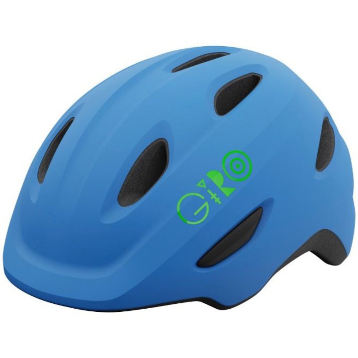 Casca ciclism Giro Scamp, pentru copii, 49-53 cm, albastru/verde