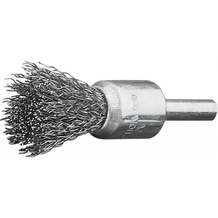 Perie tip pensula, Lessmann, otel inoxidabil, 23x25/68x0,3mm