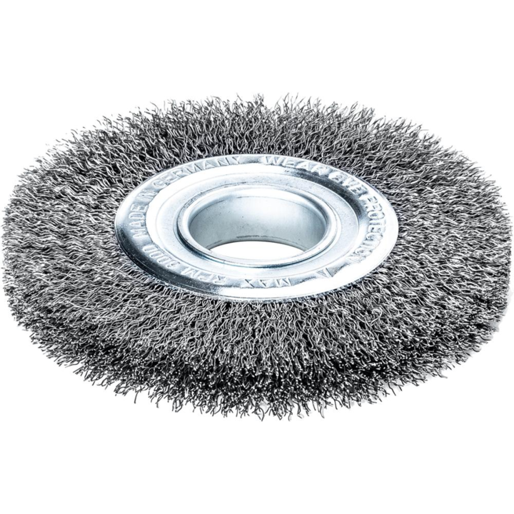 Perie disc Lessmann, 200x27mm, otel, multicolor, cu adaptor