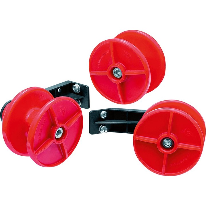 Suport pentru pistol de suflat, Riegler, aluminiu/plastic, rosu/negru