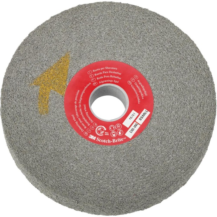 Disc de finisare si debavurare, 3M, DB-WL, 152x25.4mm, granulatie fina