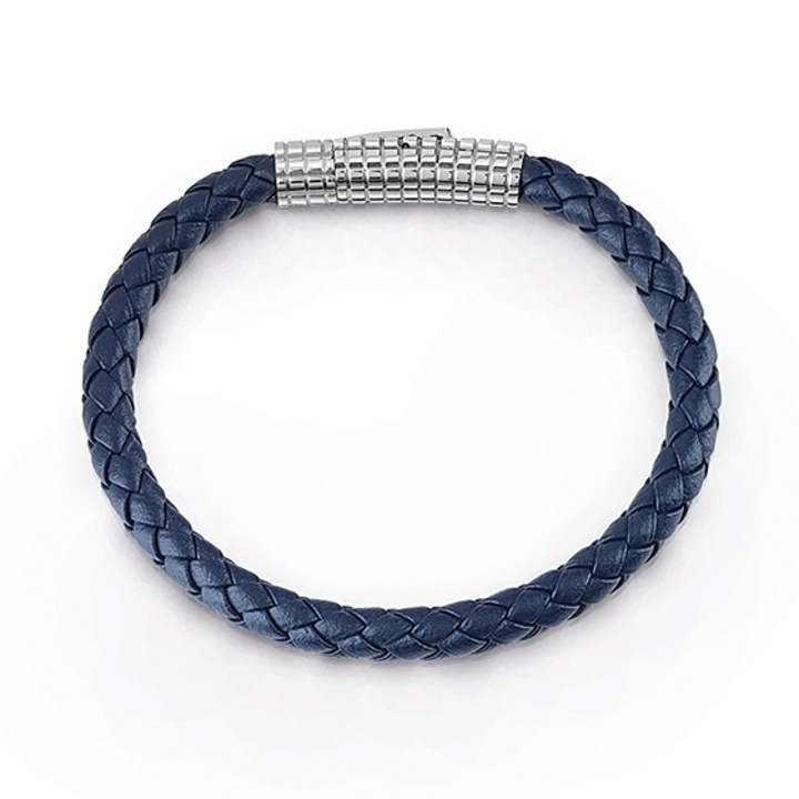 Bratara Guess Intense UMB85008, Argintiu, Albastru