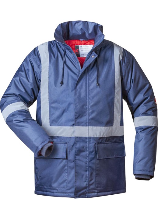 Parka Craftland Mellum, rezistenta la apa si vant, bleumarin, poliester