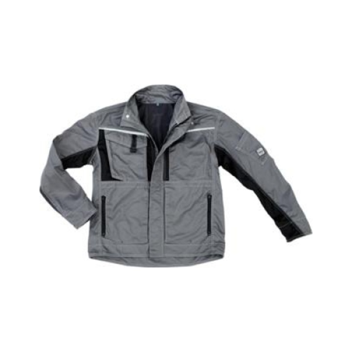 Jacheta de lucru CHAMP, Excess, Poliester/Bumbac, Negru/Gri, S