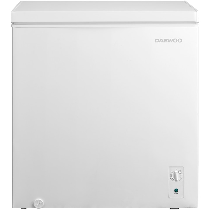Lada frigorifica Daewoo FF-259MEW, 198 l, Clasa E, Control mecanic, Conversie frigider-congelator, Alb