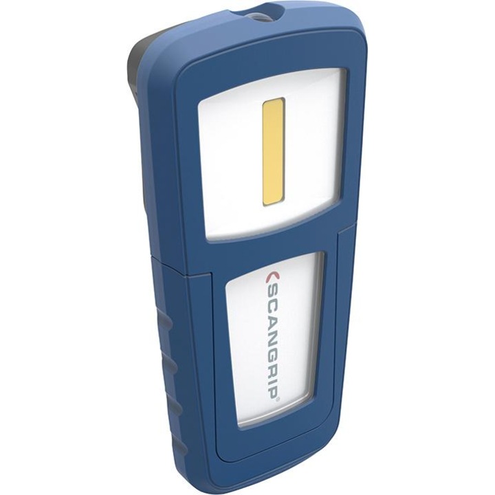 Преносима работна лампа, SCANGRIP, LED, MINIFORM, 100/200lm, 120mm, батерия