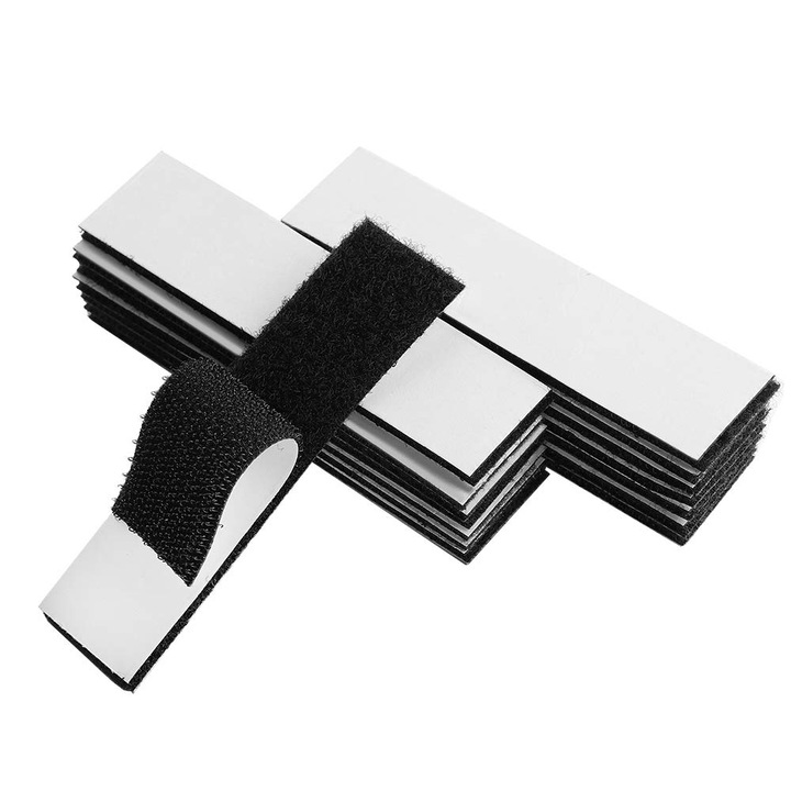 Set benzi adezive cu arici, Supertina, 15 bucati, 2.5x10cm, Negru