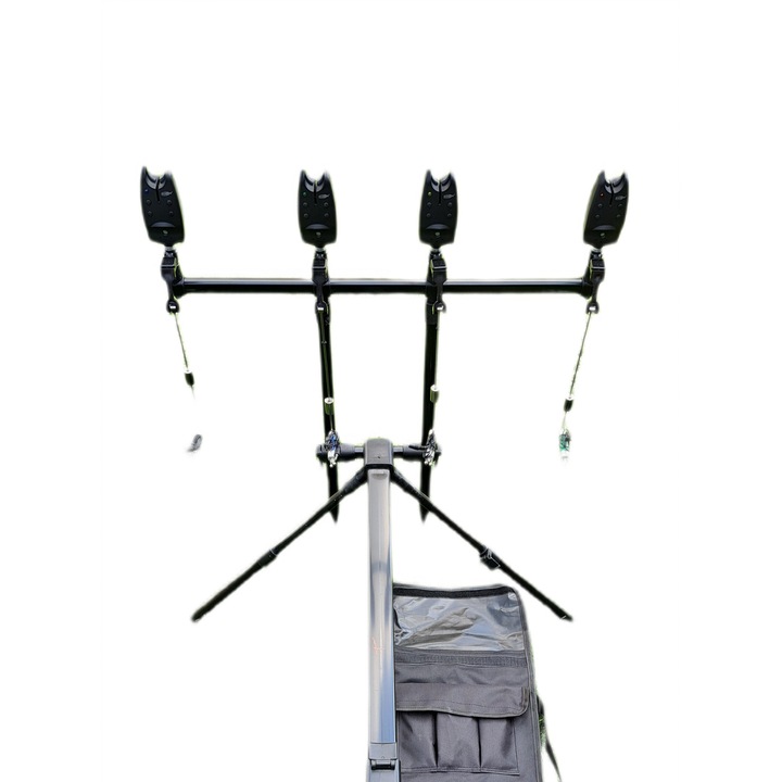 4 станции Rod pod, оборудвани с 4 сензора и 4 суингера
