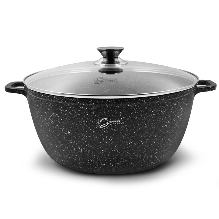 Samus öntött alumínium edény fedővel, 36x16 cm, 13,5L - TOL36-OC, Toledo Line