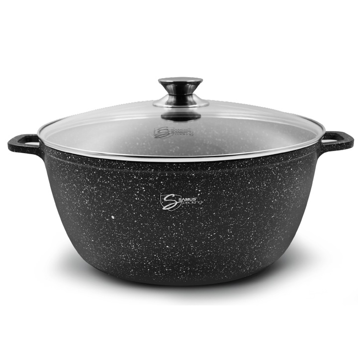 Oala cu capac din aluminiu turnat Samus, 36x16 cm, 13.5L - TOL36-OC, Toledo Line