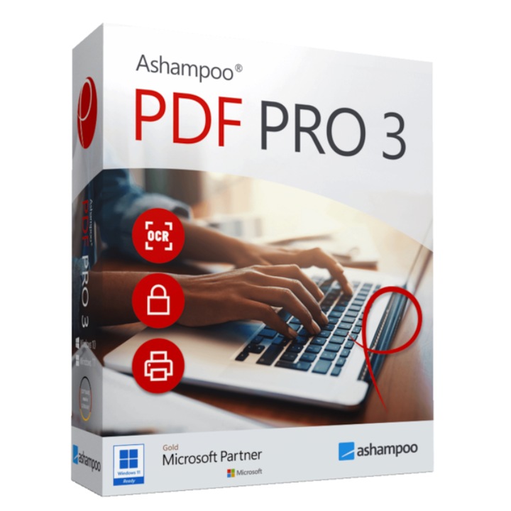 Ashampoo PDF Pro 3 пълна версия, универсален PDF редактор, постоянен лицензен ключ – 1 PC Windows