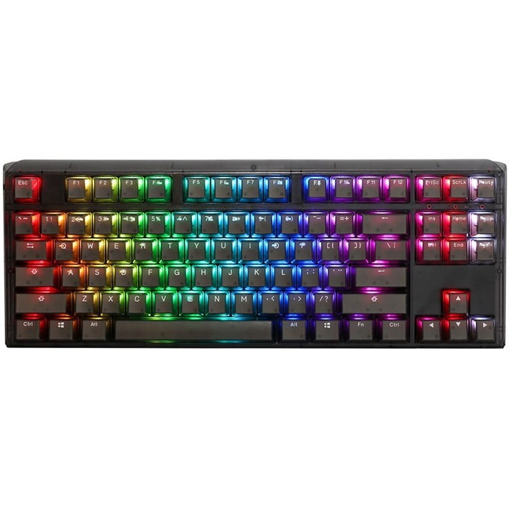 Ducky One 3 Aura fekete TKL billentyűzet, RGB LED - Kailh Jellyfish Y (USA)
