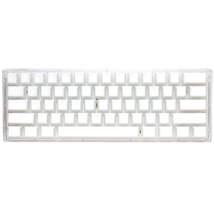 Ducky One 3 Aura fehér mini játékbillentyűzet RGB LED világítással – MX-Blue (USA)