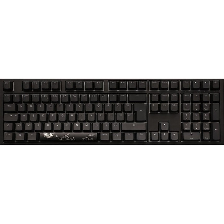 Геймърска клавиатура Ducky Shine 7 PBT, MX Speed Silver, RGB-LED, черна