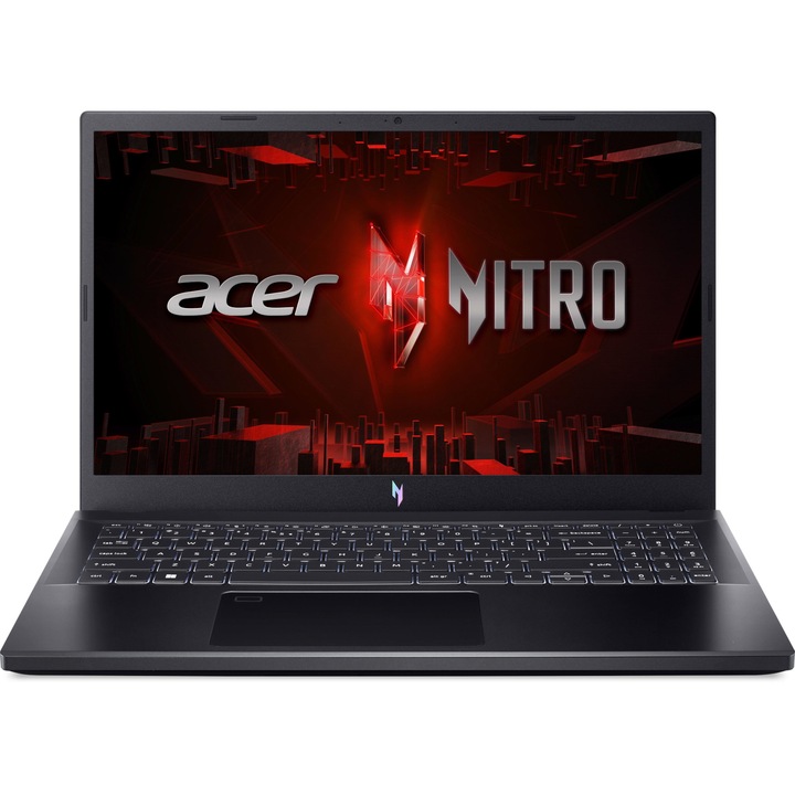 Laptop Acer Nitro V 15 ANV15-51-5834, ANV15-51-5834, 15.6", Intel Core i5-13420H (8-core), NVIDIA GeForce RTX 2050 (4GB GDDR6), 16GB 5600MHz DDR5, negru