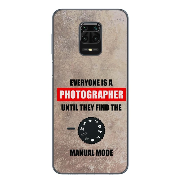 Капак, съвместим с Xiaomi Redmi Note 9 Pro Silicon Gel Tpu Model Photographer