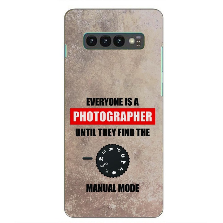 Капак, съвместим със силиконов гел Tpu фото модел Samsung Galaxy S10 Plus