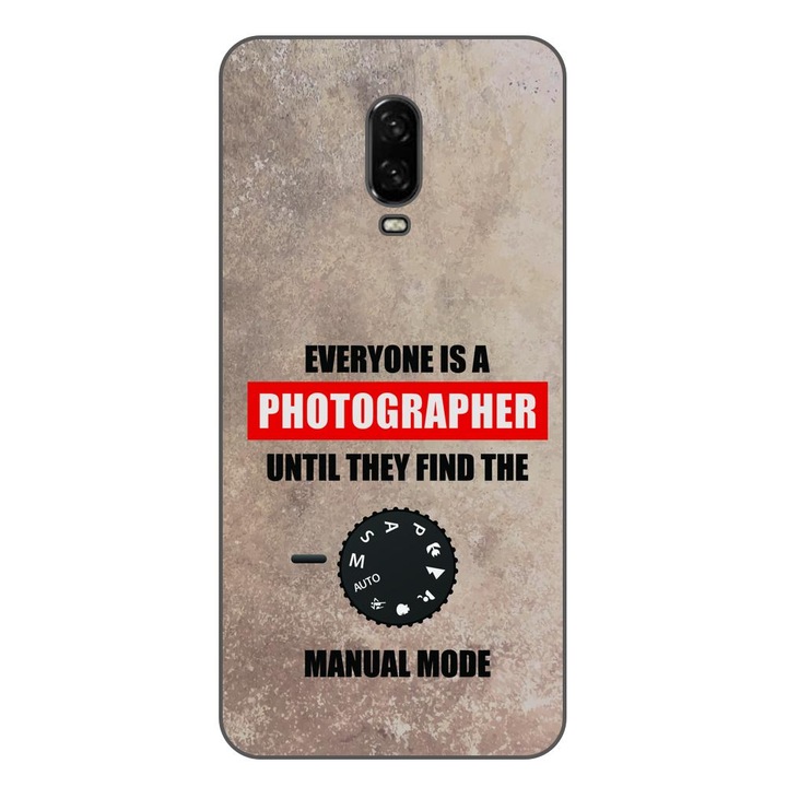 Husa compatibila cu OnePlus 6T Silicon Gel Tpu Model Fotograf
