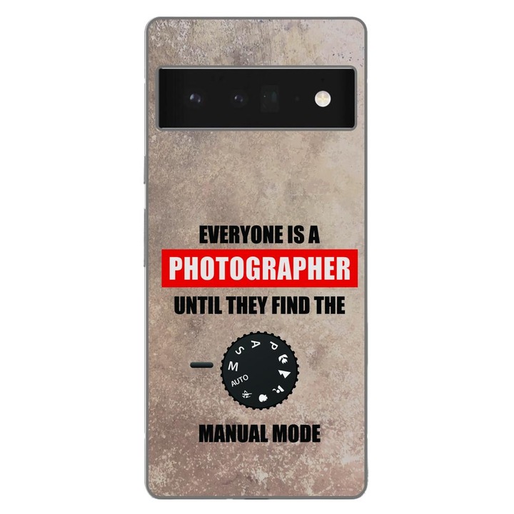 Калъф, съвместим с Google Pixel 6 Pro Silicone Gel Tpu Model Photographer