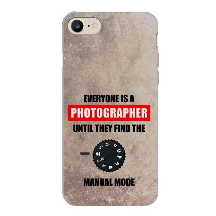 Husa compatibila cu Apple iPhone 7, iPhone 8, iPhone SE 2020 Silicon Gel Tpu Model Fotograf