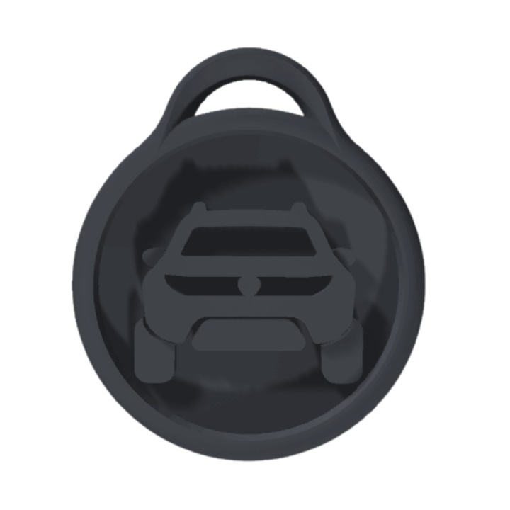 Kulcstartó, "DACIA DUSTER", 48X 41 mm fekete