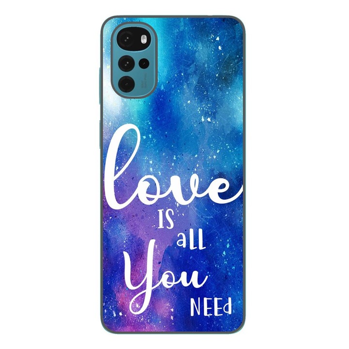 Husa compatibila cu Motorola Moto G22 Silicon Gel Tpu Model Love Is All You Need