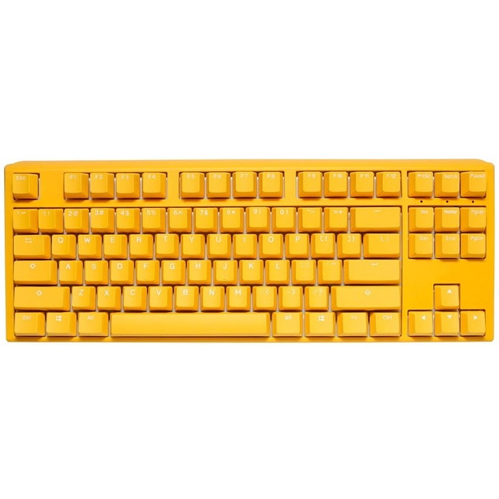 Ducky One 3 sárga TKL játékbillentyűzet, RGB LED - MX-Speed-Silver USA