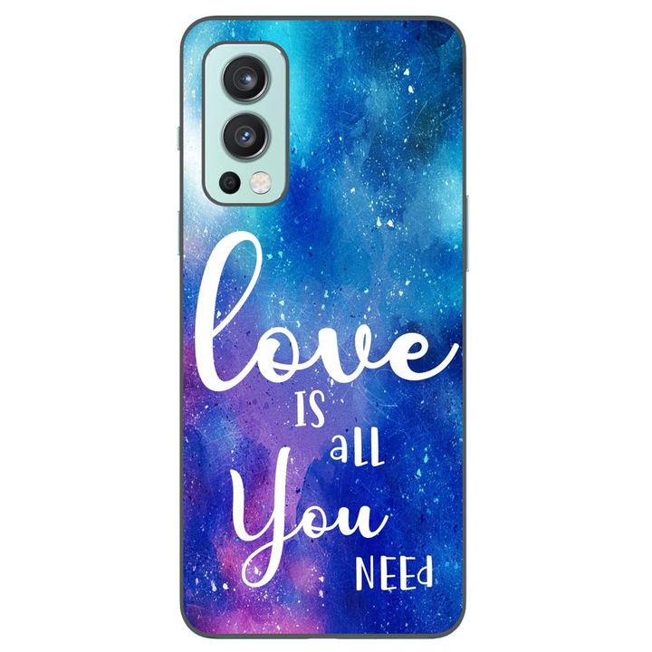Калъф, съвместим с модел OnePlus Nord 2 Silicon Gel Tpu. Любовта е всичко, от което се нуждаете