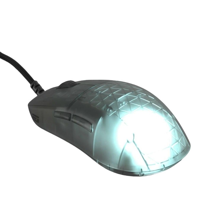 Mouse gaming Endgame Gear, iluminare RGB, cu fir, Gri