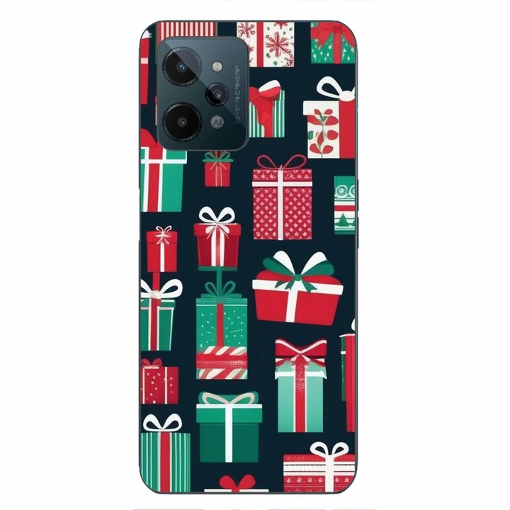 Husa compatibila cu Realme C31 Silicon Gel Tpu Model Cadouri Craciun Pattern