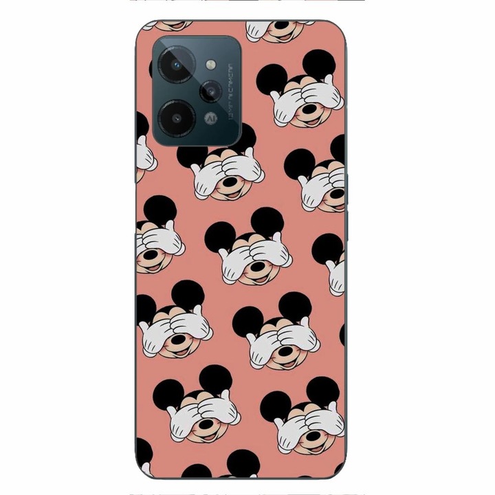 Husa compatibila cu Realme C31 Silicon Gel Tpu Model Mickey Pattern Peek A Boo