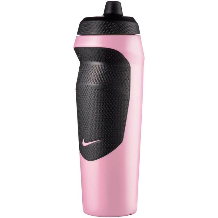 Бутилка за вода Nike Hypersport, 20 унции, Черен/Розов