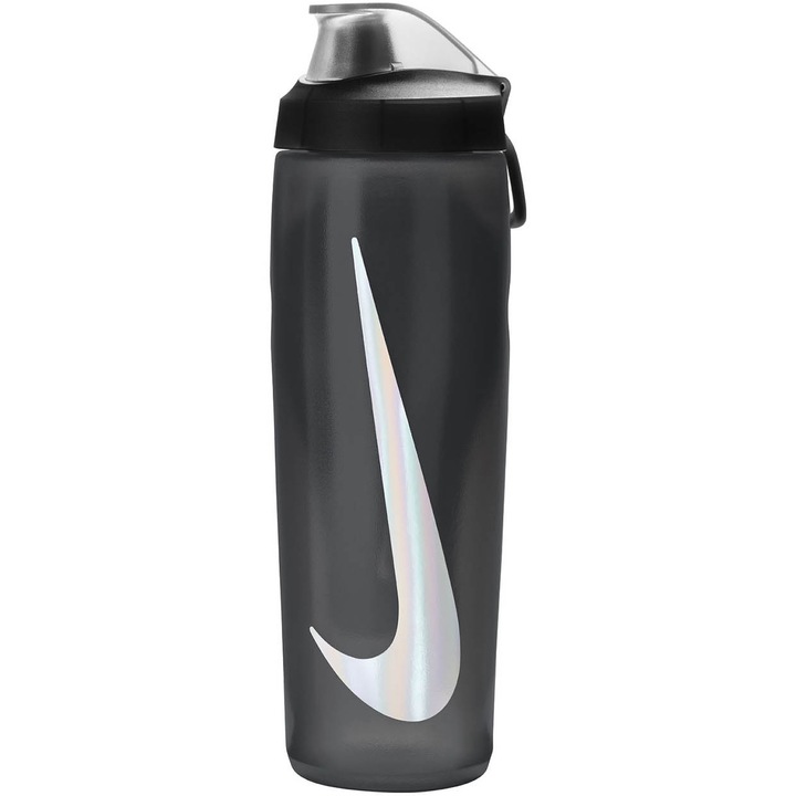 Бутилка за вода Nike Refuel Locking, 24oz, Черен