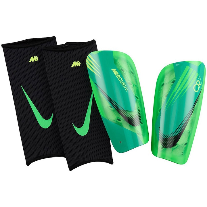 Aparatori fotbal Nike Mercurial Lite, marime S, verde