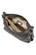 Mia Tomazzi, Geanta hobo de piele cu aspect texturat Castello, Gri antracit